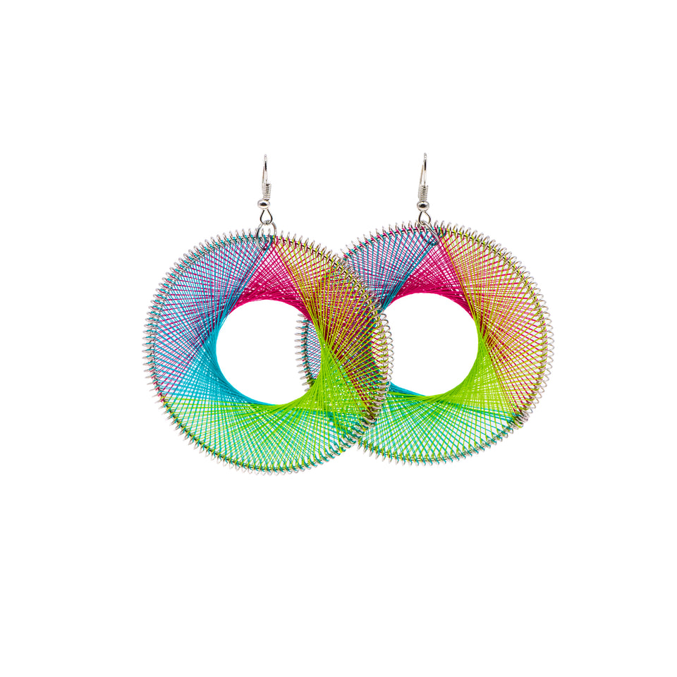 Handmade Colorful Prism Earrings