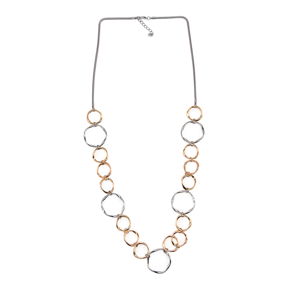 Tonal Metal Necklace