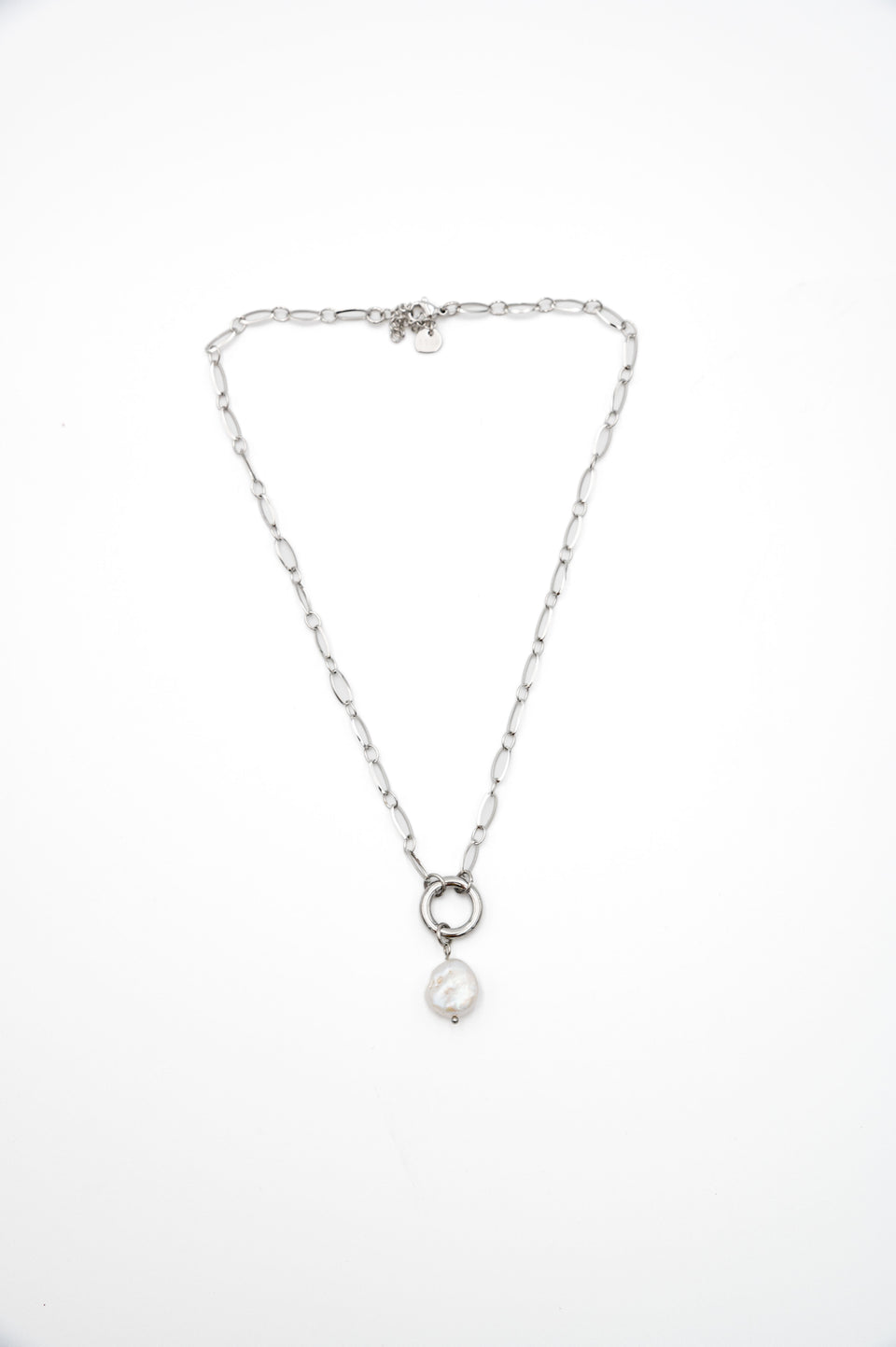 Silver Freshwater Pearl Necklace