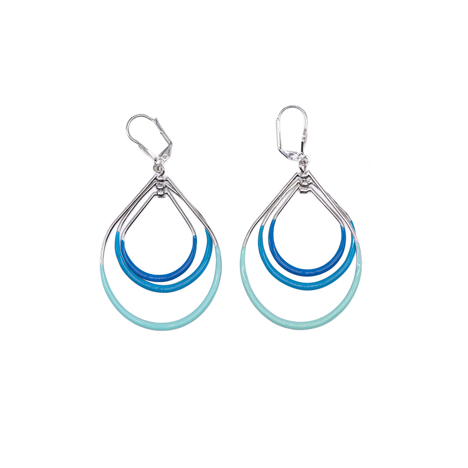 Turquoise Swivel Earrings