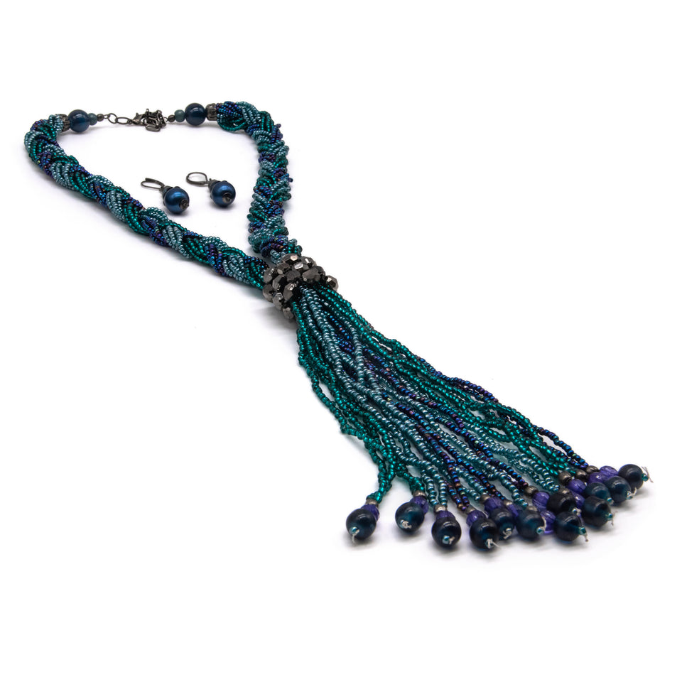 Handmade Beaded Tassel Set