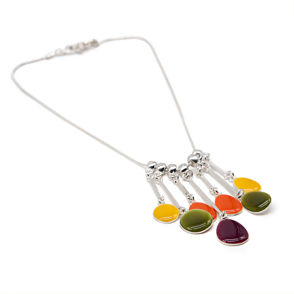 Earthy Teardrop Necklace