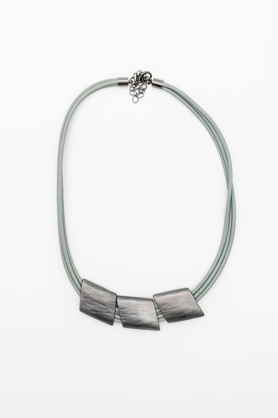 Matte 3-Piece Hematite Necklace
