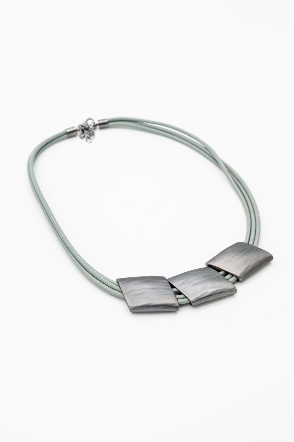 Matte 3-Piece Hematite Necklace