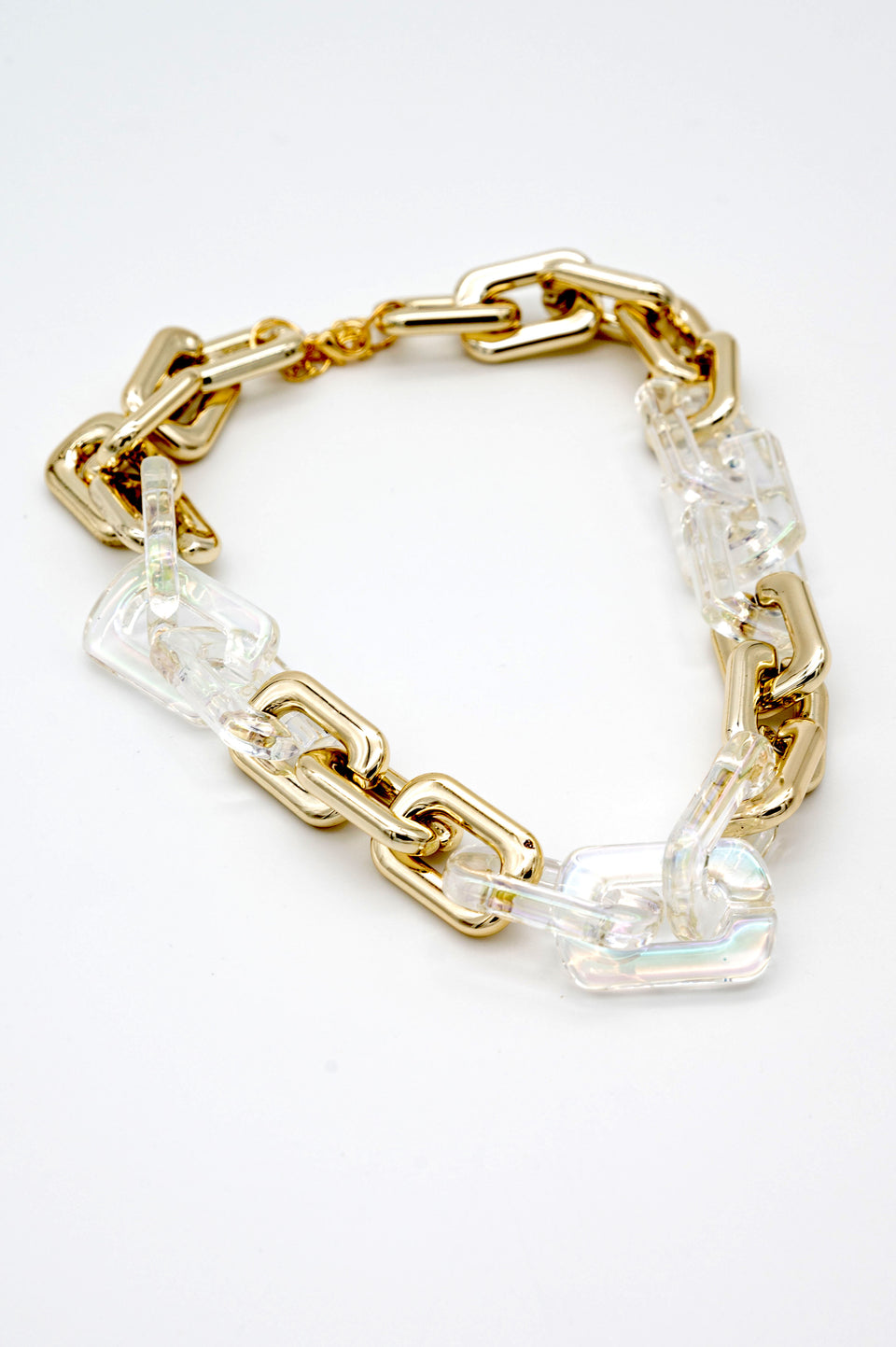 Lightweight Acrylic Link Necklace