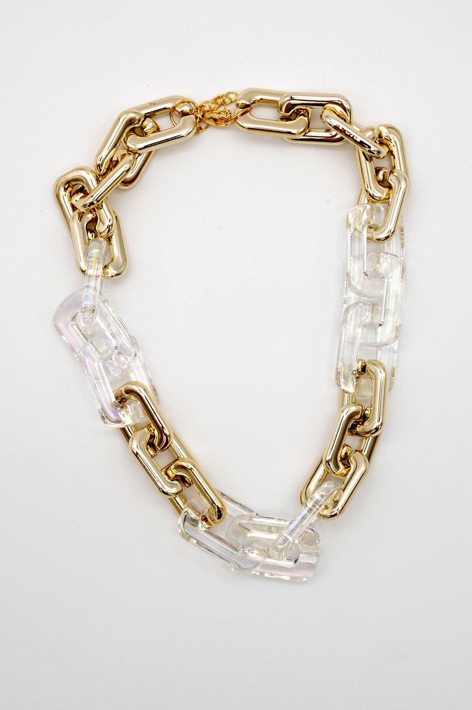 Lightweight Acrylic Link Necklace