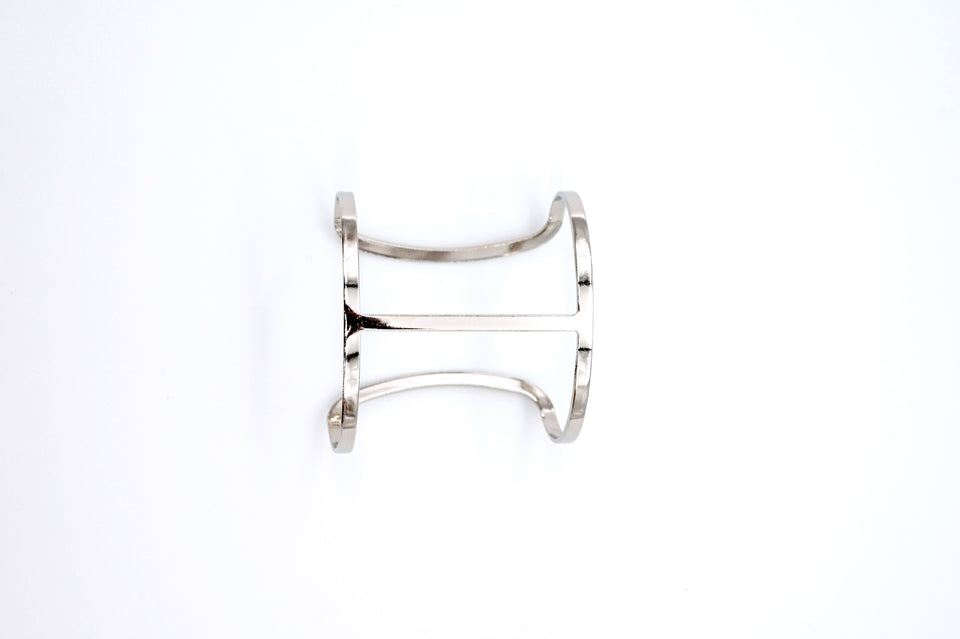 Chic Silver Plated Cuff