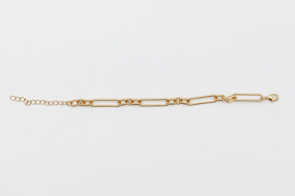 Gold-Plated Link Bracelet