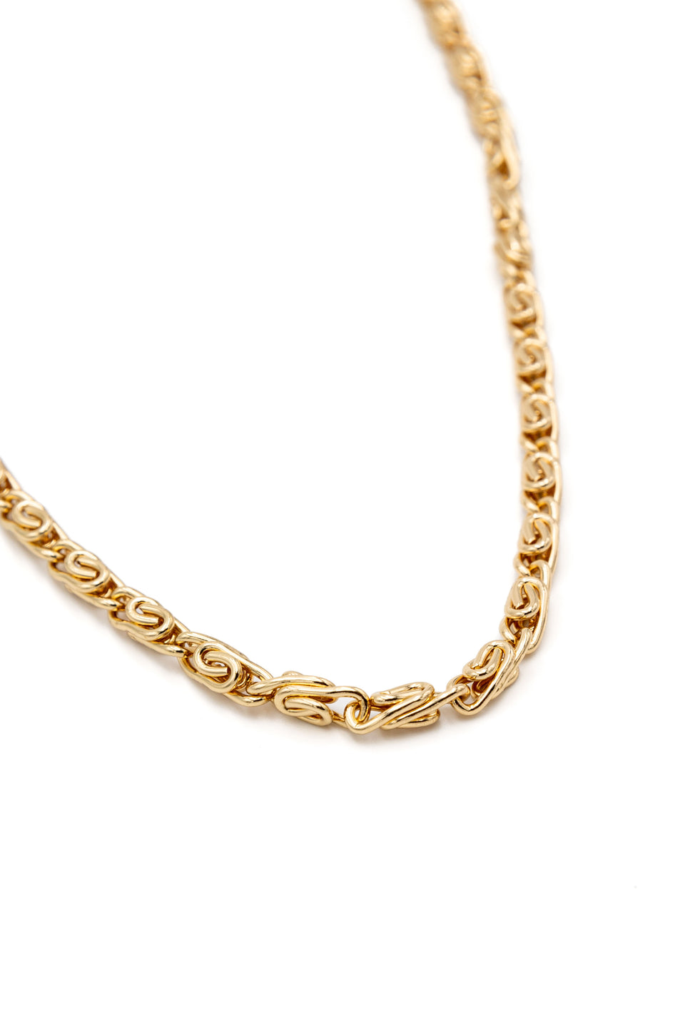 Gold Wired Link Chain