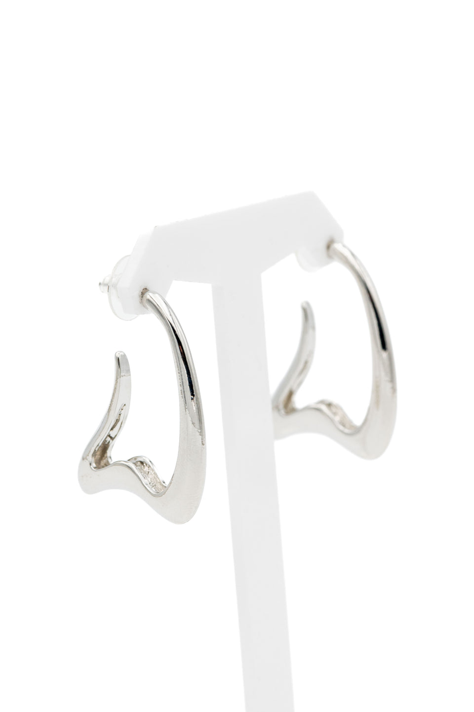 Heartfelt Silver Statement Earrings