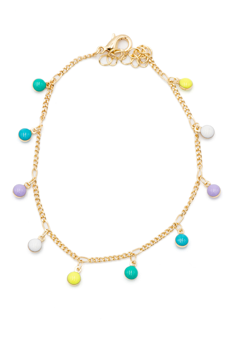 Multicolor Charm Bracelet