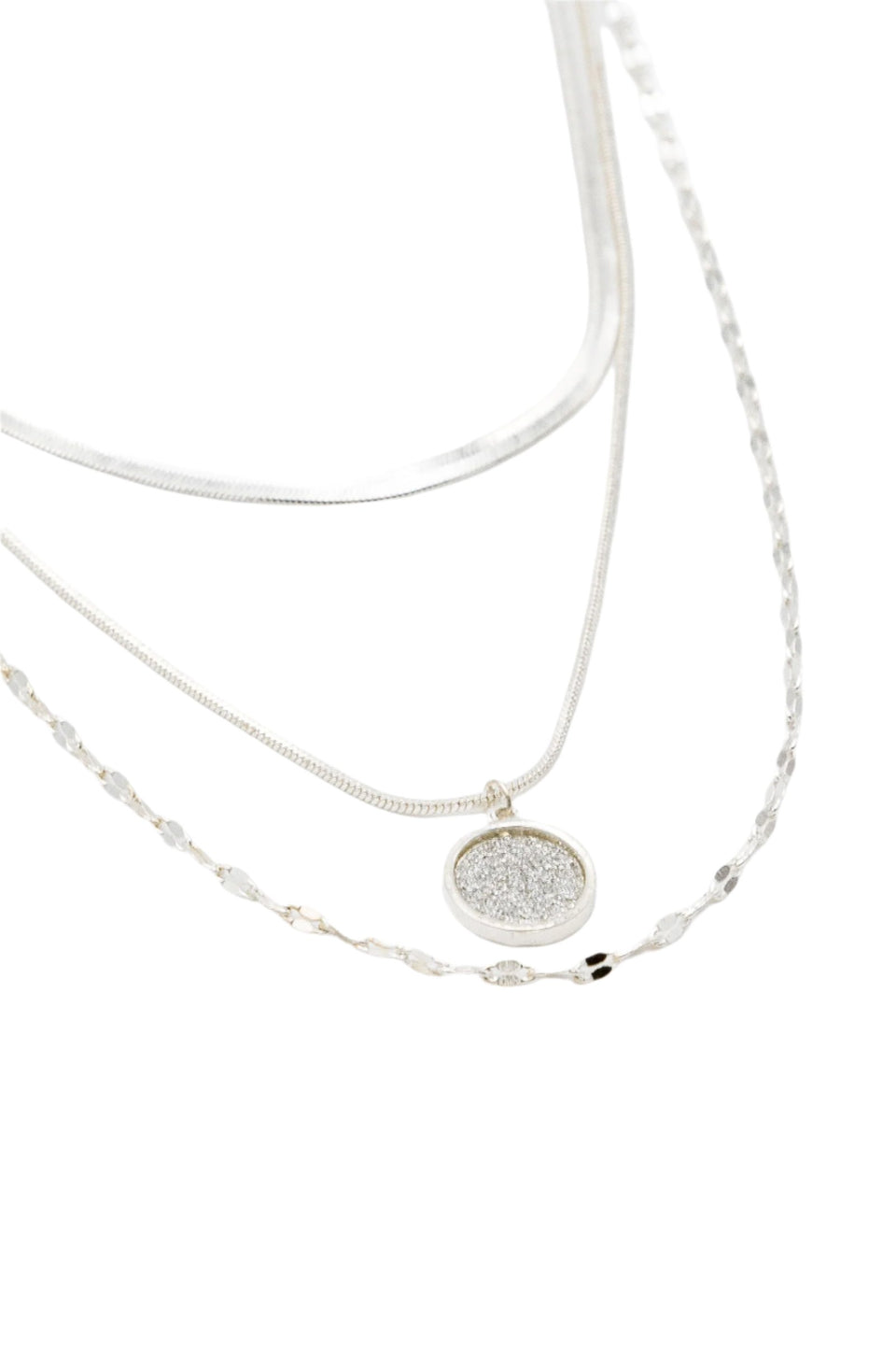 3 Line Pendant Necklace