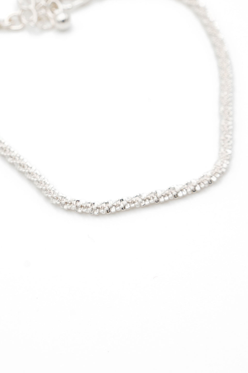 Silver Twisted Chain Bracelet