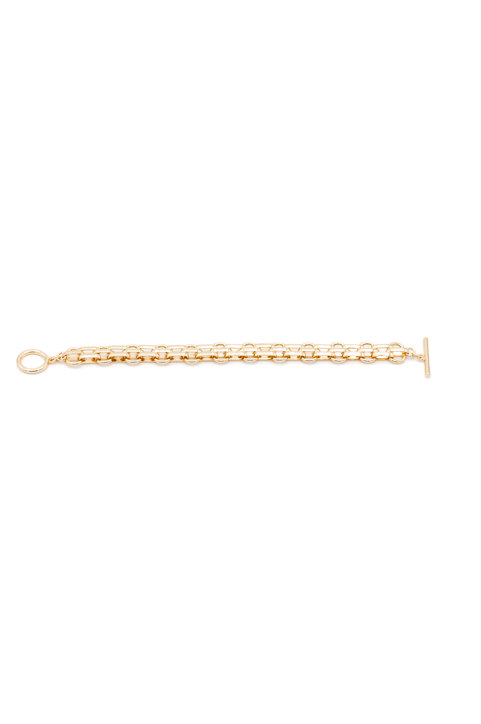 Classic Linked-Chain Gold Bracelet