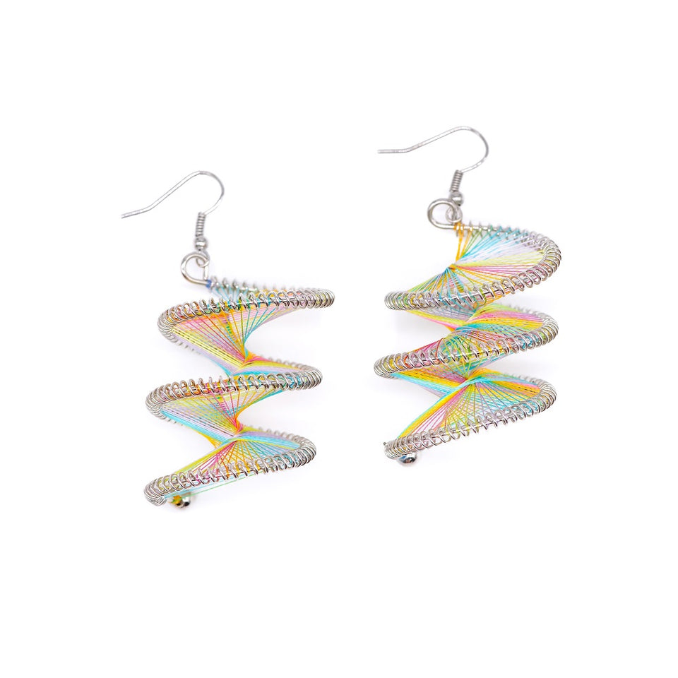 Twist & Swirl Thread Earring (Multi-Color)