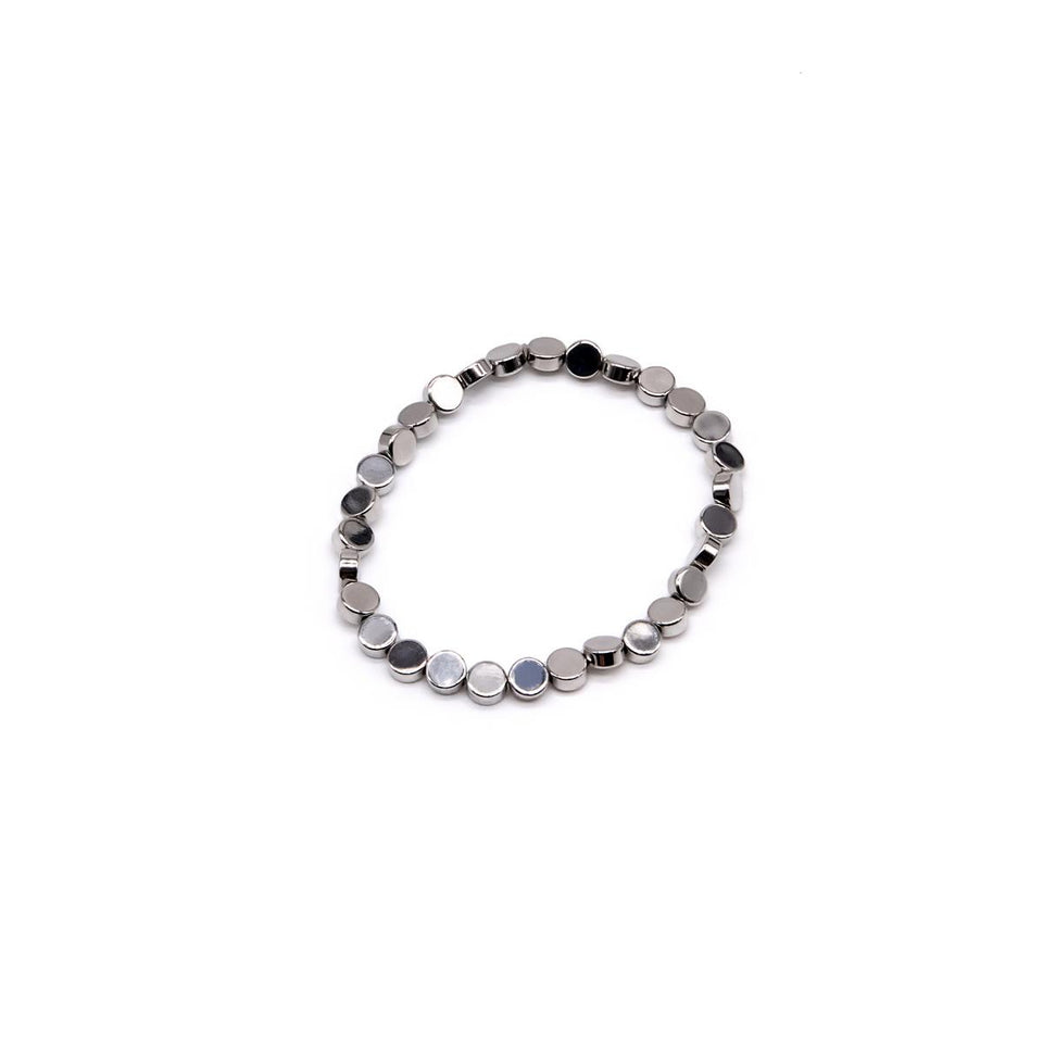 Silver Stackable Stretch Bracelet