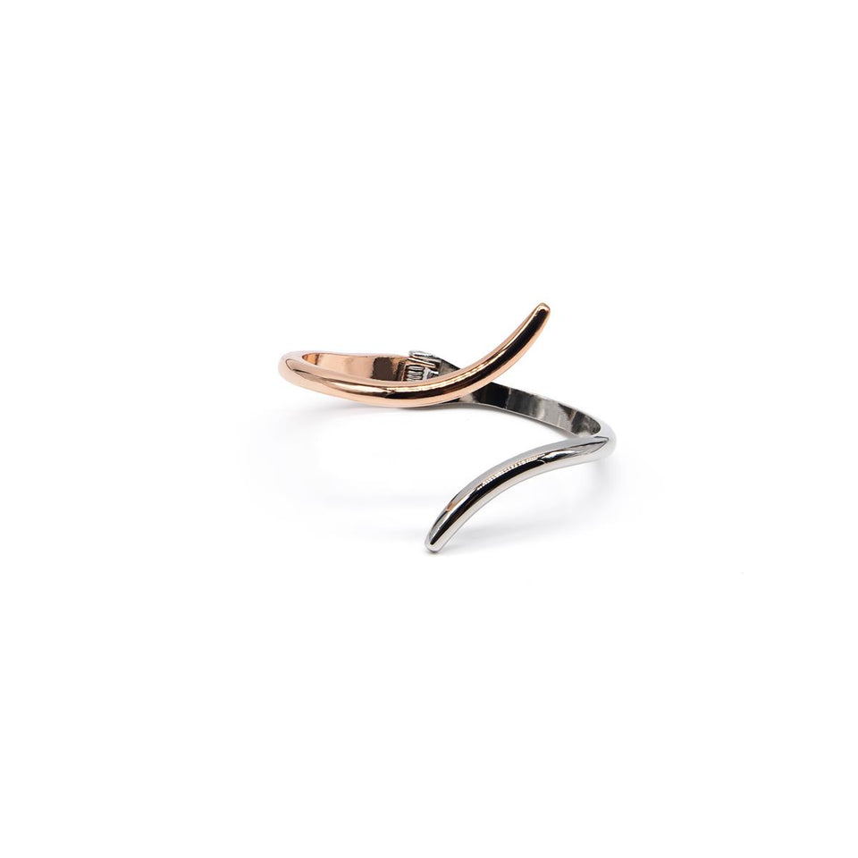 Antique Rose Gold & Silver Bracelet