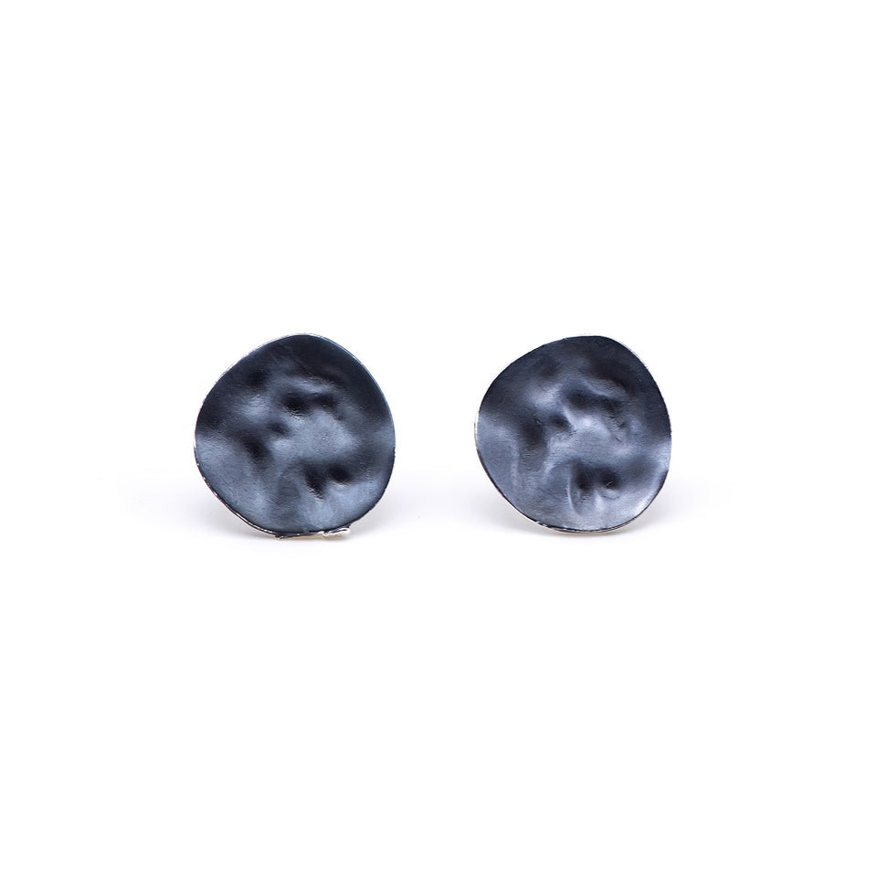 Rounded Enamel Earring