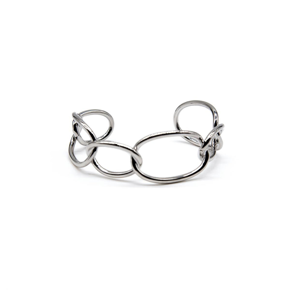 Silver Wire Wrap Cuff